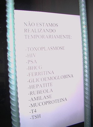 Prefeitura de Divinópolis mente para a Câmara, para a imprensa e para a população exames em falta